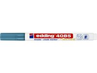 Krijtstift edding by Securit 4085 rond 1-2mm blauw metallic