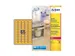 Etiket Avery L7680-25 38.1x21.2mm goud 1625 stuks