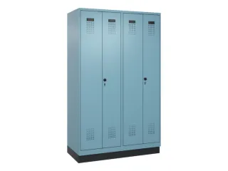 PBM-locker,HxBxD 1950x1200x500mm,4vak,vak B 300mm,draaigrendel - 2