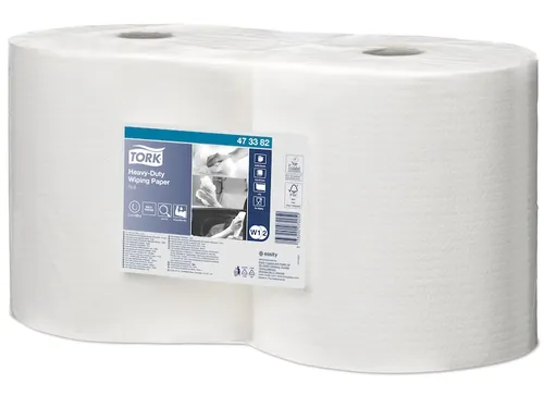 Tork 473382 Heavy-duty Zacht Combirol Poetspapier 2-laags W2 Wit
