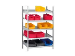 Kanban-stelling,grondveld,HxBxD 2000x1360x663mm,vaklast 200kg