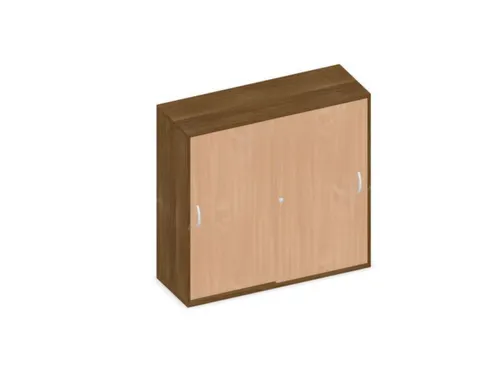 Schuifdeurkast 1150x1200x430mm Decor Romp Noten Decor Front Beuken