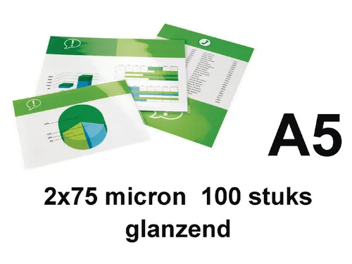 Lamineerhoes Gbc A5 75 Micron Glanzend