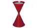 Cendrier conique tôle d'acier HxØ 730x400mm entonnoir rond autocolla