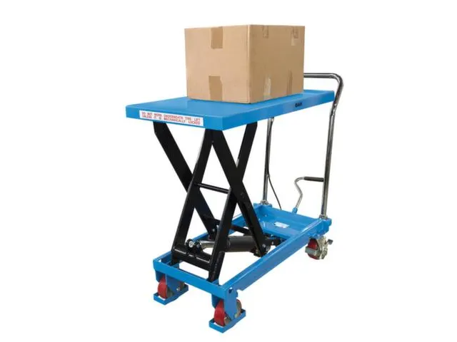 mobiele schaarheftafel,draagverm. 500kg,platform LxB 850x500mm