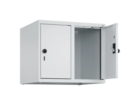 opzetkast,v. locker,2vak.,vak B 300mm,HxBxD 500x600x500mm,draaigrendel