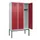 locker,HxBxD 2120x1200x500mm,3vak,vak B 400mm,cil.-slot,voetonderstel