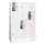 lockerkast,HxBxD 1518x900x500mm,3x4vakken,RAL7035,front RAL3000