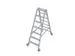 Verrijdbare Boktrap Aluminium L 1 79M 2X7Treden