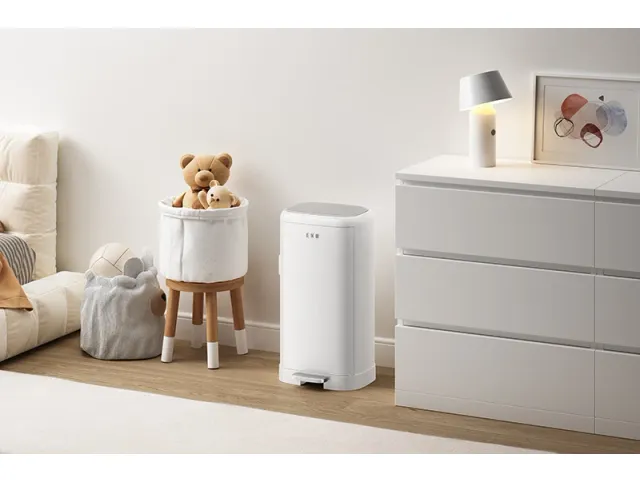 EKO BUBU Luieremmer 30 Liter Wit - 3-in-1 Geurblokkering