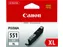 Inktcartridge Canon CLI-551XL grijs
