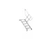 escalier industriel,estrade H 1,5m,7marches,marches P 225mm