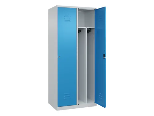 locker voor scheiding van kleding,HxBxD 1850x800x500mm,2vak