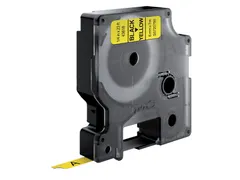 Labeltape Dymo LabelManager D1 polyester 6mm zwart op geel