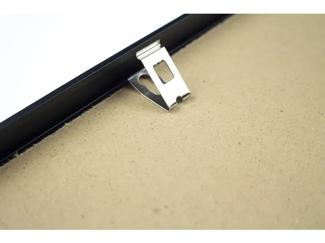 Cadre photo Seco A2 Noir Aluminium brossé 11mm