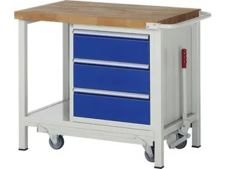 Werkbank 880x1000x700mm Beukenhouten Werkblad 3laden - 1