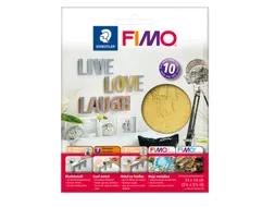 Bladmetaal Staedtler Fimo 8781 14x14cm goud 10 vel