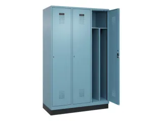 locker voor scheiding van kleding,HxBxD 1950x1200x500mm,3vak - 1