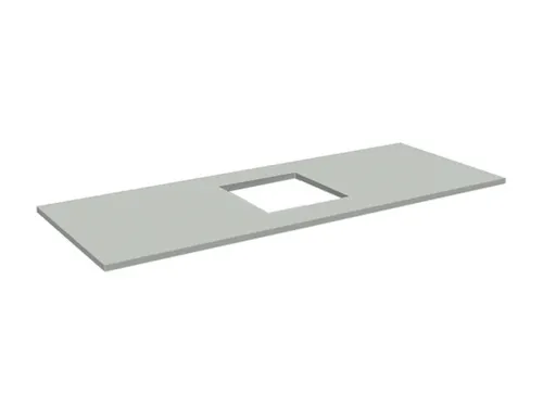 werkblad,BxD 1600x800mm,v. paktafel,blad lichtgrijs
