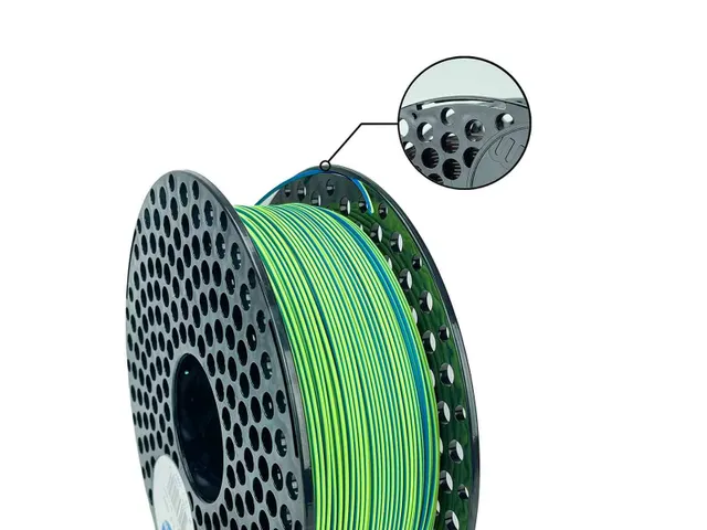 Azurefilm PLA Dual Original 3D filament 1,75mm Blauw - Groen 1kg