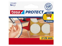 Beschermvilt Tesa antikras 57894 26mm rond wit