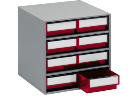 Bakkenunit Bxhxd 400X395X400Mm 8Bakken Rood Behuizing Ral7035