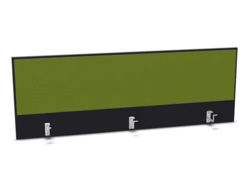 opzetpaneel,v. bureau,aanbouw achter,B 1600mm,CC-zwart,BN7048-groen