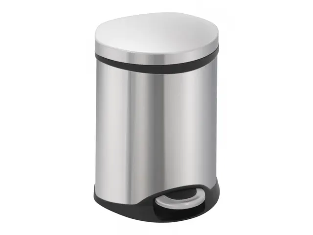 Pedaalemmer Shell Bin 6 Liter Mat RVS