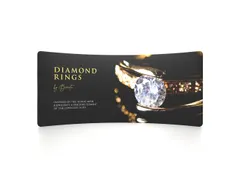 Beurswand Zipper-Wall Curved 500x230cm