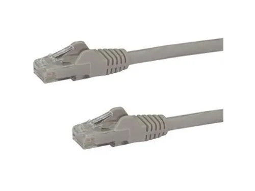 22.86 cm grijs snagless Cat6 UTP patchkabel
