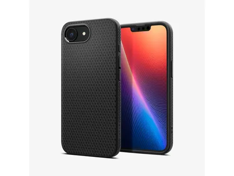 Spigen Liquid Air iPhone 16E Hoes Mat Zwart
