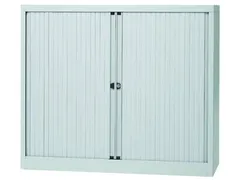 Roldeurkast Lichtgrijs 103x120x43 (HXBxD)