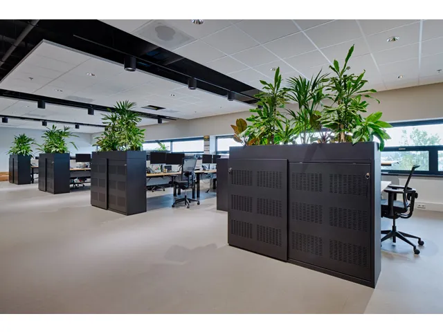 Schuifdeurkast Claudius N 180x120x45cm Zwart Dubbelzijdig