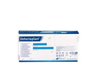 Waterafstotende blauwe pleister Detectaplast 180x20mm 100 stuks - 6