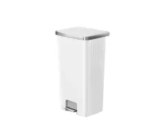 Hana 2 Pedaalemmer 90 liter Wit