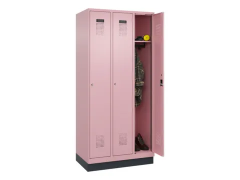 locker,HxBxD 1950x900x500mm,3vak,vak B 300mm,cil.-slot,sokkel