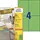 Gekleurde Etiketten Avery Zweckform 105x148mm A6 Groen 400 stuks