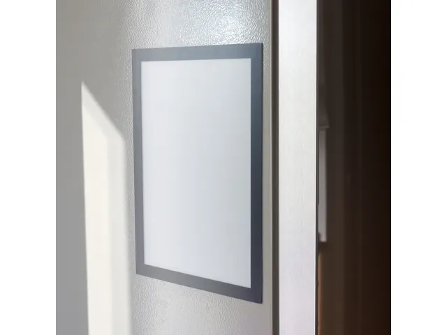 Cadre magnétique A4 noir 5 pièces