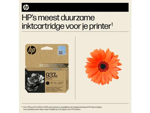 Inktcartridge HP 4S6W9NE 937E Evomore zwart