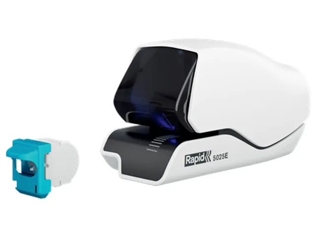 Nietmachine Elektrisch Rapid 5025e Max 25vel zwart/wit contactloos