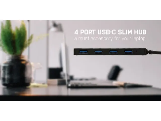 I-TEC USB-C Slim Passive HUB 4-Poorts