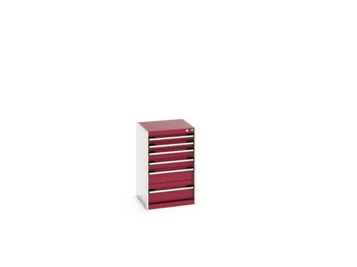 ladekast HxBxD 800x525x525mm 6laden romp RAL7035 front RAL3004