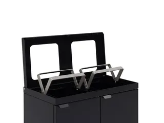 Bica 871 Afvalscheidingsunit 2x45 Liter Zwart - 2