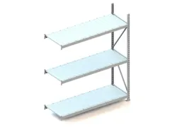 Breedvakstelling Aanbouwveld Hxbxd 2200x1851x650mm 3 Stalen Legborden