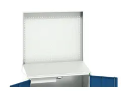 geperforeerde achterwand,v. lessenaarkast,HxBxD 870x1050x75mm,staal