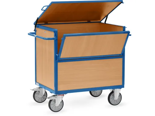 Bakwagens Met Houten Wanden 2853 600kg 1200x800mm Ral5007