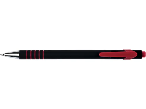 Balpen Lambda Intrekbaar Medium Rood