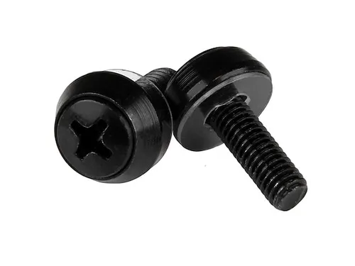 M5 x 12mm schroeven voor server rack en kast zwart 50 stuks pak