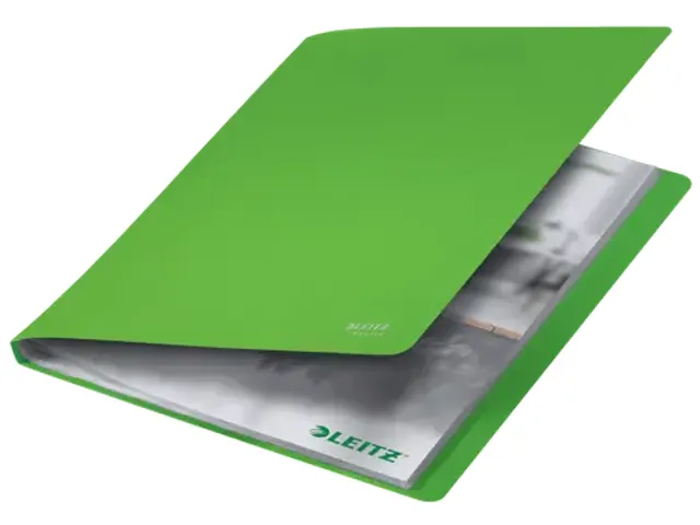 Recycle showalbum A4 20 hoezen groen