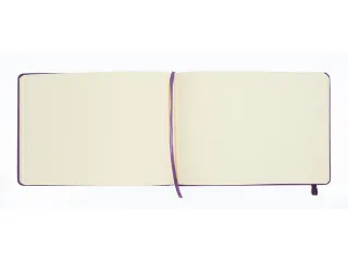 Schetsboek Kangaro A5 landscape purple heart PU HC 80 vel 140gr roomwi - 4